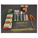 Flower arrangement supplies, stem wrap, wirer