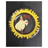 Moulin Rouge can-can dancer decorative plate