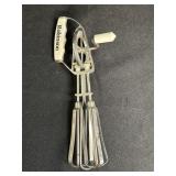 Robinson stainless steel hand-crank egg beater