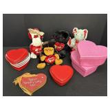 Variety of Valentine decor