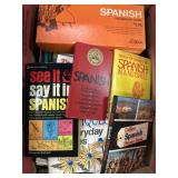 Variety of magazines, Spanish language books