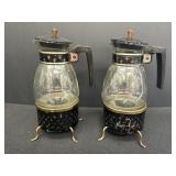 2 MCM Silex Starlight Coffee Carafe & Warmer