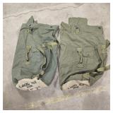 (2) VTG Canvas US Military Top-Load Duffel Bags