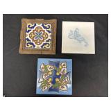 3 Ceramic Tile Trivets