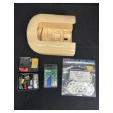 Singer sewing machine cover, sewing kit, Rhyne