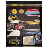 Sewing Items - Tracing Wheels, Tape Measures,