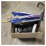 Variety of Household Items: Umbrella,