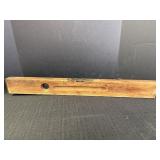 Stanley Rule & Level Co. wood carpenters level