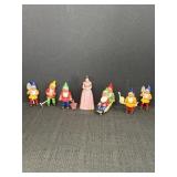 Snow White & The Seven Dwarfs Hard Plastic