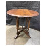 Antique Round Accent Table