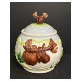 10" Harry & David Moose Cookie Jar
