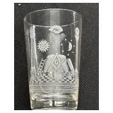 3.5" Masonic firing glass