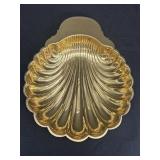 13.5" brass shell dish