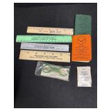 Crown Point, IND Mini address books, Rulers
