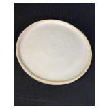11.25in round stoneware piece, possibly a crock