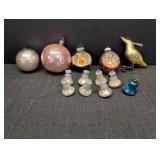 Vtg Glass Christmas ornaments
