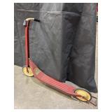 Antique Wee Wheelers Metal 2 Wheel Scooter