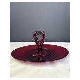 Ruby Red Pastry Tray