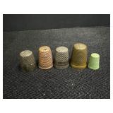 (5) Sewing Thimbles