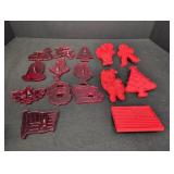 Variety of Cookie Cutters, Christmas, Flags &