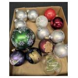 Variety of Christmas Ornaments some hand painted