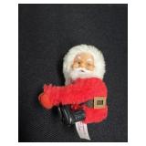 Vtg. 1978 Santa Clip On Hugger Ornament