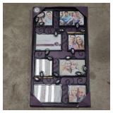 8 photo Black Wire Frame w/ Gems
