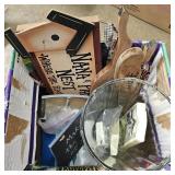 Variety of Signs, Candles, Vase, & Tissues