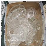 Assortment of Glass Dishes & Trays