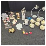 Assorted Holiday Ornaments, Knick Knack, Bell, &