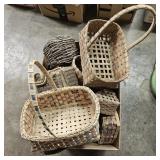Assortment of Smaller Woven Baskets