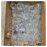 Assortment of Clear Glassware