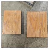 (2) Wooden Lazy Susans