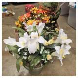 Fall colored Artifical Flower Arrangments