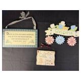Decorative Craft Style Wall Hangings (3)
