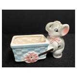 Vtg. Elephant Planter