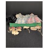 Misc Doll clothes, Shoes, Ice skates one roller