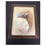 Framed Water Color Portrait Print