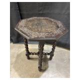 Antique Octagon wooden side table