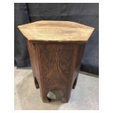Antique Hexagon Side Table