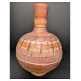 Mexican Hand painted Clay Pottery Water Jug
