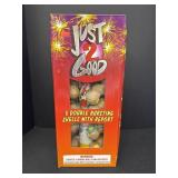 Just 2 Good 8 double bursting shells fireworks in