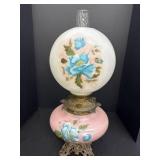 Antique Gone with the Wind Oil Lamp