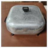 VTG Square Aluminum Sunbeam Electric Skillet