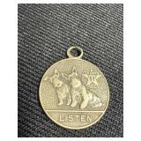 Texaco Listen Advertising Pendant