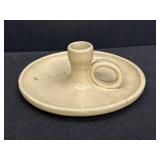 6.5" Stoneware candlestick holder