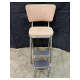 Vtg. Step Stool Chair