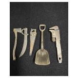 (5) Vtg. Metal Miniature Tools