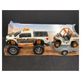 Ford Raptor & Polaris Ranger & Trailer Toy Set