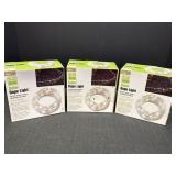 3 boxes solar rope lights, 16ft ea.  Appear new.